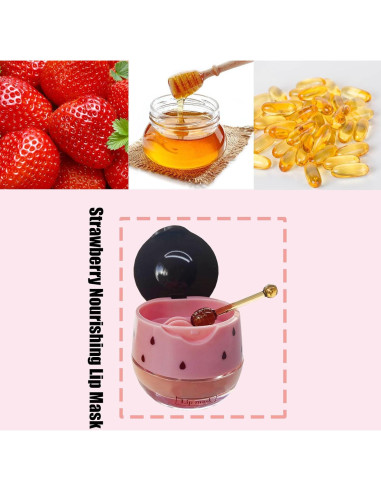 Bálsamo Labial Hidratante S-SNAIL-OO Miel y Fresa 2PCS