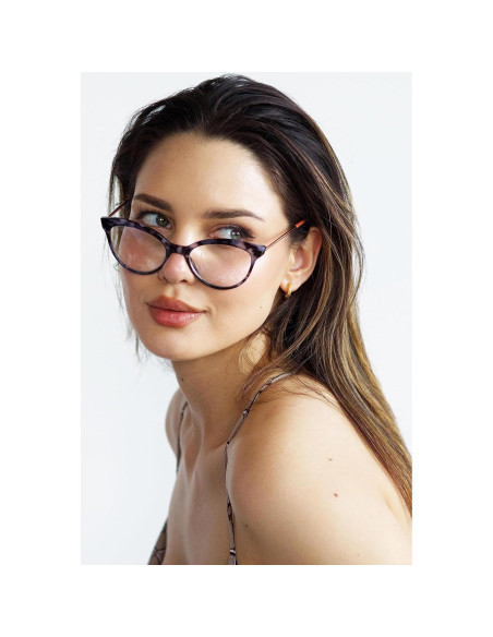 3 Pares de Gafas de Lectura para Mujeres - Metal Punta de Gato