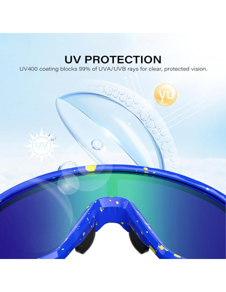 Gafas de sol deportivas WGKVP 5051 UV400 polarizadas