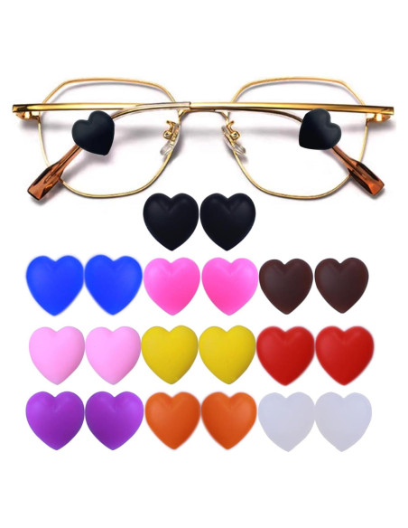 Ganchos para Gafas KECHIO Silicona Antideslizante Corazón