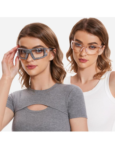 Gafas de Seguridad UKNOW - Antivaho y Espuma Desmontable