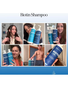 Conjunto de Champú y Acondicionador Biotina Honeydew 739 ml 2