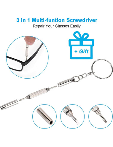 12 Pares Sujetadores Gafas Silicona Antideslizante Premium