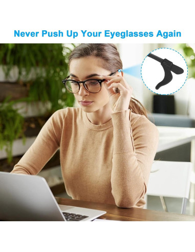 12 Pares Sujetadores Gafas Silicona Antideslizante Premium