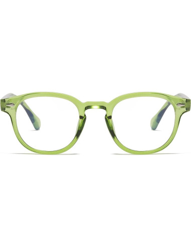 Gafas Retro Redondas NIDOVIX con Bloqueo Luz Azul Unisex