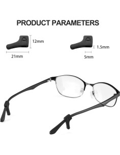 Sujetadores Antideslizantes para Gafas Lvvfit 10 Pares 2