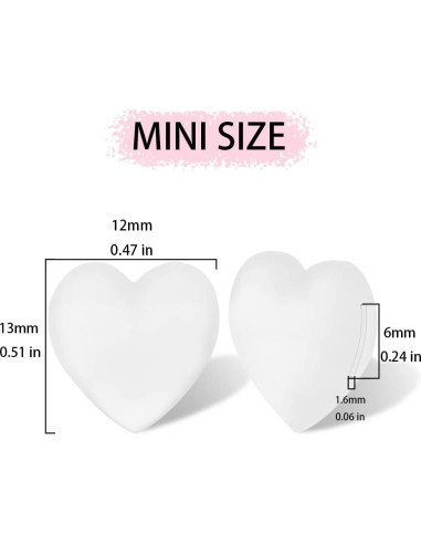 15 Pares de Retenedores de Gafas Silicona iGeyzoe Amor Blanco