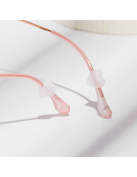 15 Pares de Retenedores de Gafas Silicona iGeyzoe Amor Blanco