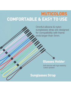 Soporte para Gafas Omnful 4 Piezas Ajustables Multicolor 2