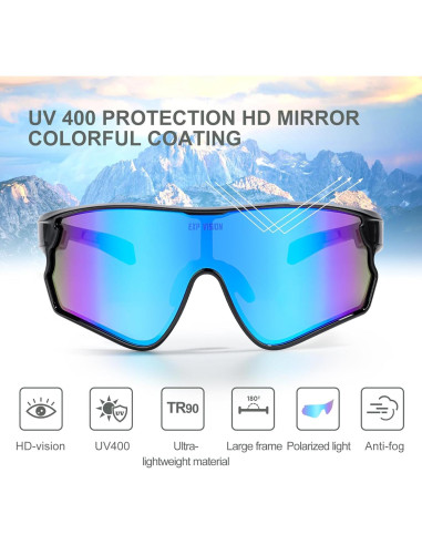 Gafas de Ciclismo TOP VISION EX-9400 Polarizadas UV400