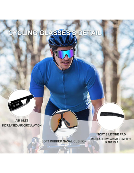Gafas de Ciclismo TOP VISION EX-9400 Polarizadas UV400