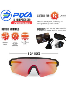 Gafas de sol deportivas PIXA UV400 polarizadas para deportes 2