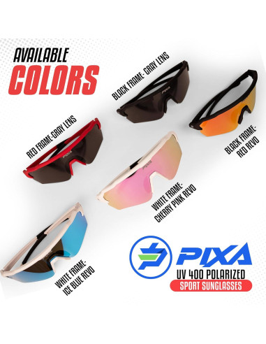 Gafas de sol deportivas PIXA UV400 polarizadas para deportes