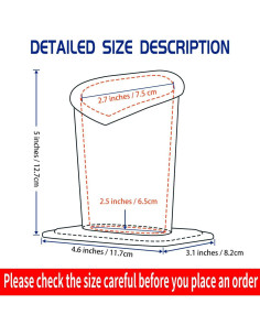 Soporte de Gafas PG6 de Peluche Suave con Funda Protectora 2