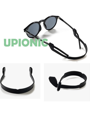 Correa para Gafas de Silicona Elástica 26 cm 3 Pcs