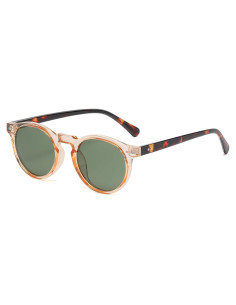 Gleyemor Gafas de Sol Polarizadas Redondas UV400 Unisex