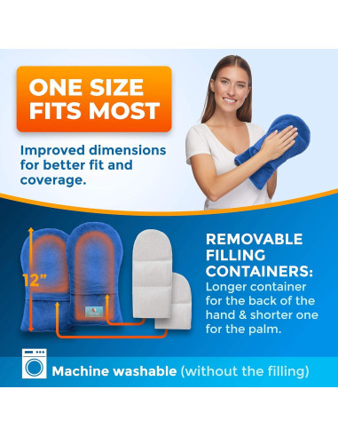 Manoplas Terapéuticas PhysioNatural para Alivio de Dolor