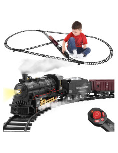 Juego de Tren Eléctrico con Control Remoto LICHENGFENG 246 cm