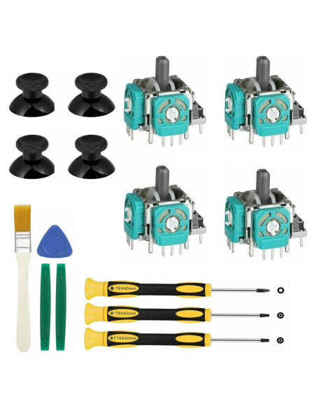 Repuestos Joysticks Xbox One S/X Veanic 4 Piezas + Herramientas
