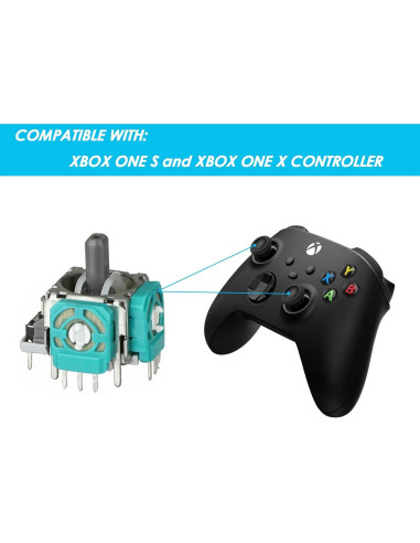Repuestos Joysticks Xbox One S/X Veanic 4 Piezas + Herramientas