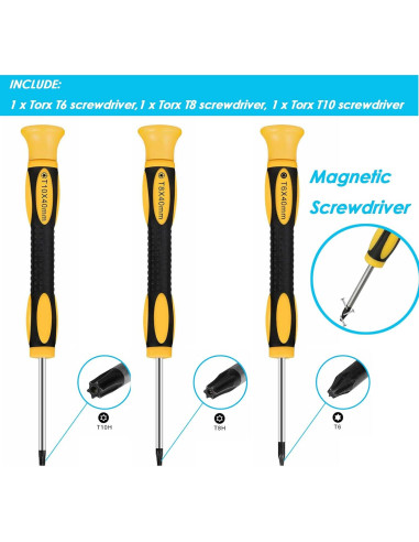 Repuestos Joysticks Xbox One S/X Veanic 4 Piezas + Herramientas