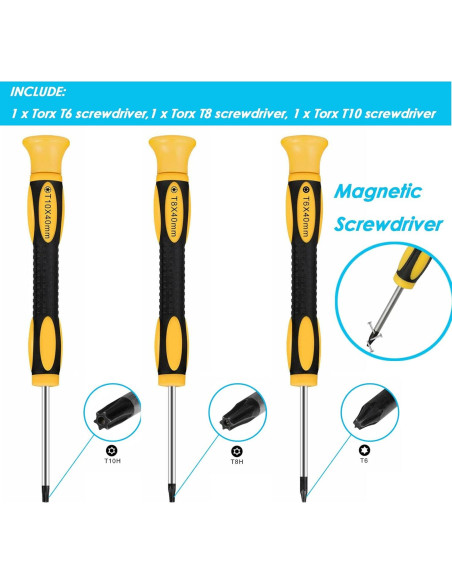 Repuestos Joysticks Xbox One S/X Veanic 4 Piezas + Herramientas