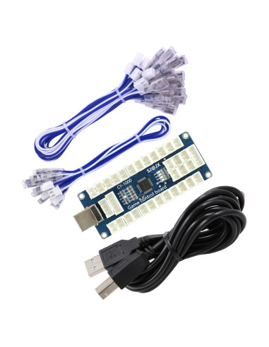 Controlador Arcade SJ@JX USB con 6 Botones Macro