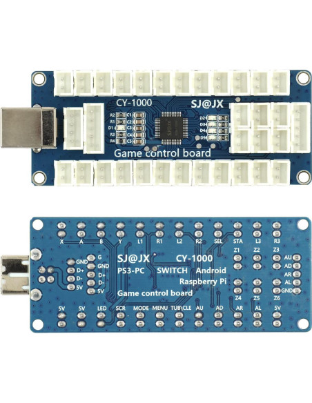 Controlador Arcade SJ@JX USB con 6 Botones Macro