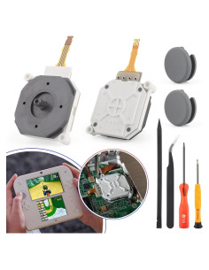 Reemplazo Joysticks 3D YWLRONG para Nintendo 3DS XL Gris