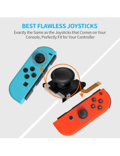 Joystick Efecto Hall Rzkipdy 19 en 1 para JoyCon Switch 2