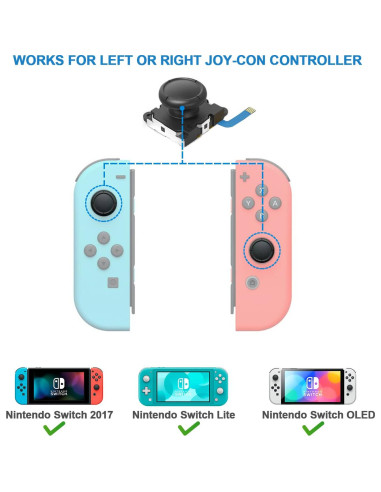 Kit de reparación joystick Veanic para Nintendo Switch Joy-Con