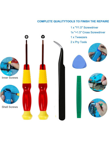 Kit de reparación joystick Veanic para Nintendo Switch Joy-Con