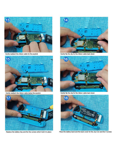 Kit de reparación joystick Veanic para Nintendo Switch Joy-Con