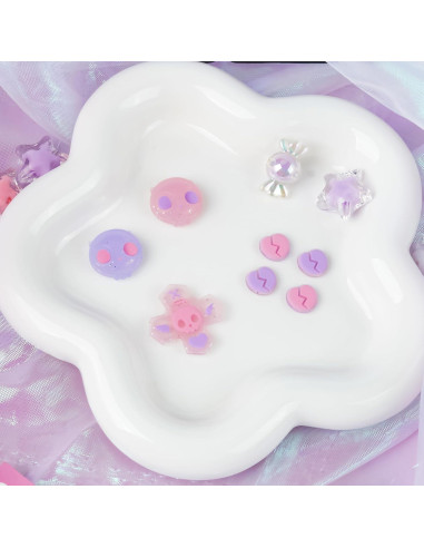 Juego de Tapas de Botones GeekShare para Switch - Calavera Rosa