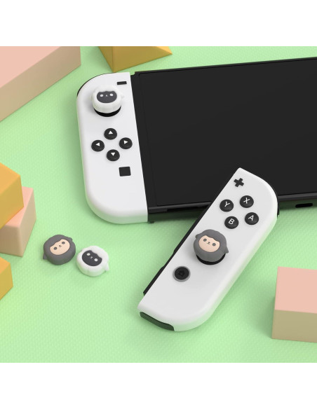 Tapas de Joystick PlayVital para Nintendo Switch - Oveja y Gatito Tapas de Joystick PlayVital para Nintendo Switch - Oveja y Gatito