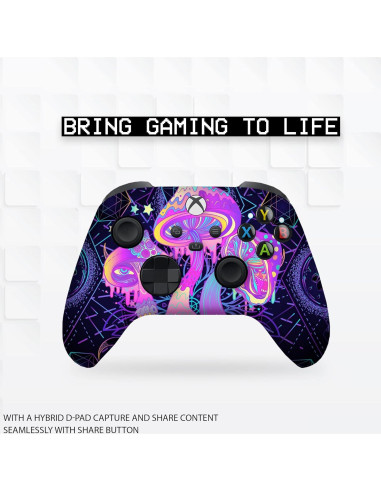 Controlador Inalámbrico Xbox BCB Hongos Psicodélicos