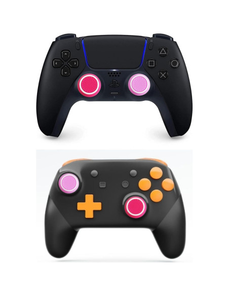 8 Tapas de Agarre de Pulgar Silicona VKQ PS5 PS4 Xbox Switch