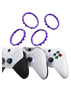 Anillos de Acento Octagonales eXtremeRate para Xbox Elite - Púrpura