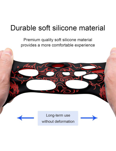 Funda de Controlador Xbox One BRHE Silicona Antideslizante Rojo