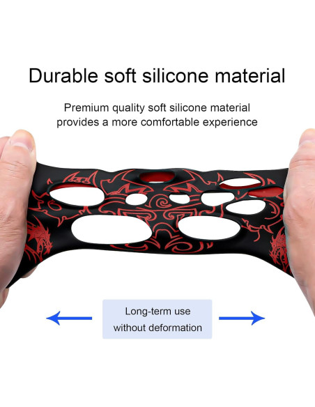 Funda de Controlador Xbox One BRHE Silicona Antideslizante Rojo