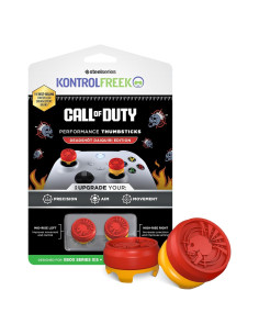 KontrolFreek Deadshot Thumbsticks Rojo/Amarillo para Xbox