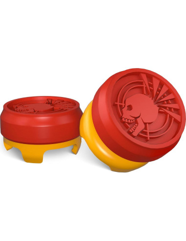 KontrolFreek Deadshot Thumbsticks Rojo/Amarillo para Xbox