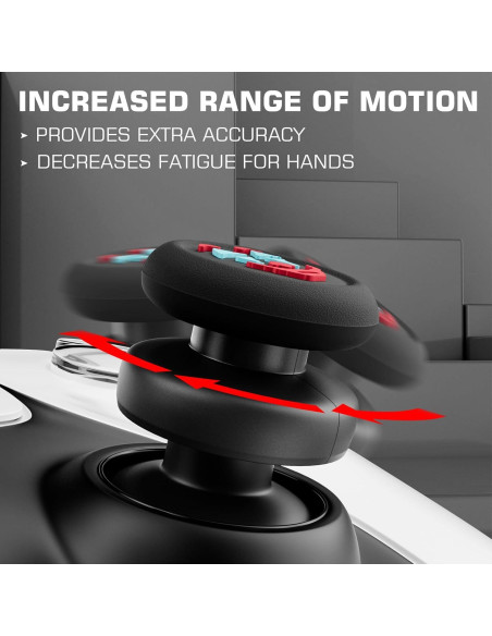 Extensor de Thumbstick PlayRealm para PS5 y PS4 - Silicona