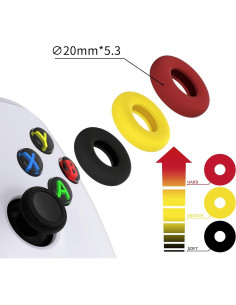 Anillos de Precisión PlayVital para Joystick PS5, PS4, Xbox 2