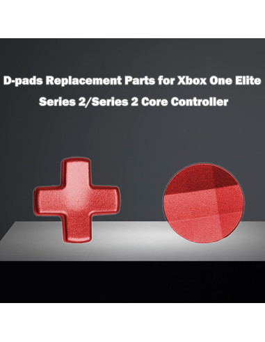 2 Piezas D-pads Reemplazo Xbox Elite Series 2 Rojo