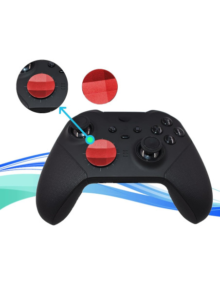2 Piezas D-pads Reemplazo Xbox Elite Series 2 Rojo