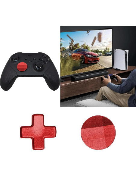 2 Piezas D-pads Reemplazo Xbox Elite Series 2 Rojo