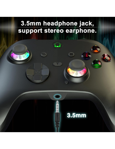 Controlador de Juegos SWVOE por Cable con Vibración y RGB