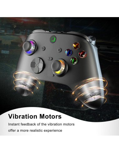 Controlador de Juegos SWVOE por Cable con Vibración y RGB