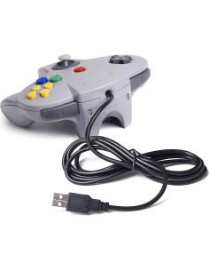 Paquete 2 Controladores USB N64 miadore para PC y Raspberry Pi 2